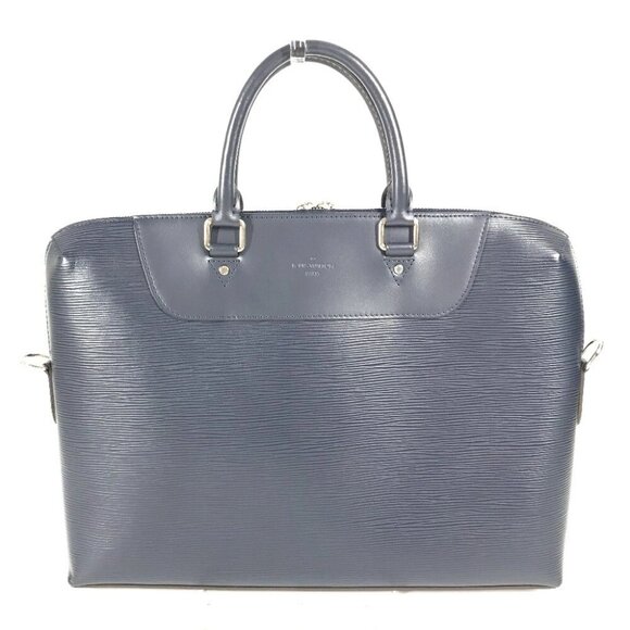 LOUIS VUITTON M51177 Epi Porto Document Jour PDJ Business bag Blue Marine - Picture 1 of 16